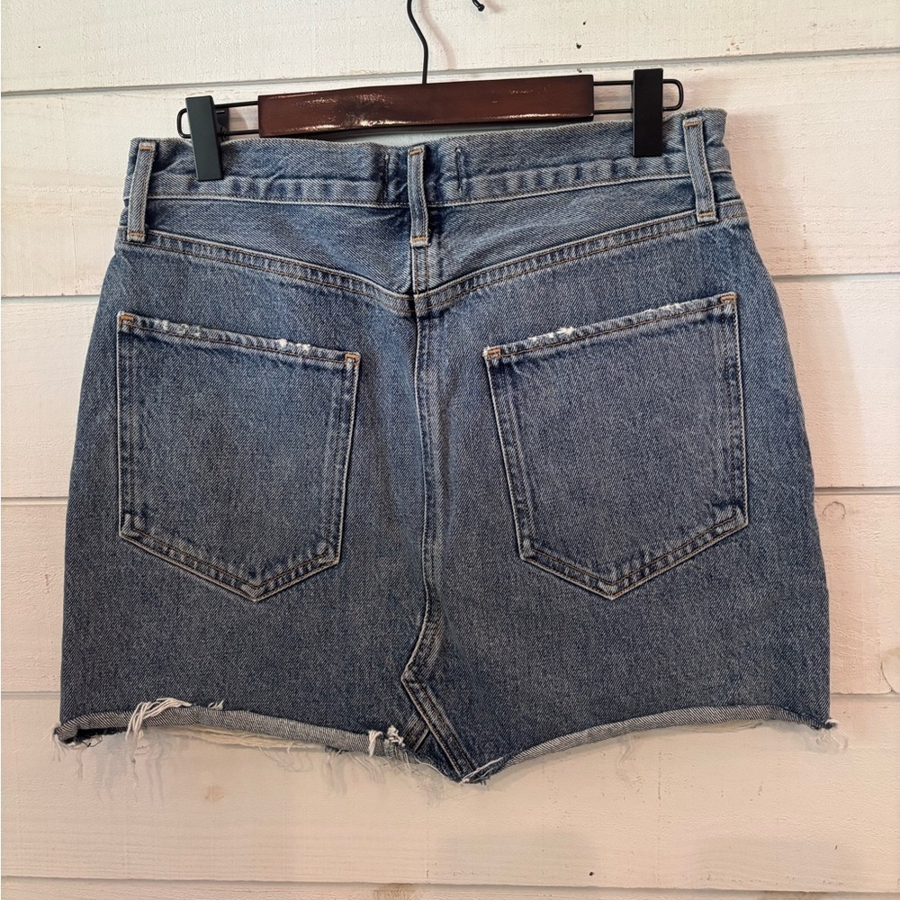 AGOLDE QUINN HI RISE MINI SKIRT
IN RANSOM RAW CUT HEM 27 - Picture 11 of 11